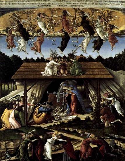 BOTTICELLI, Sandro The Mystical Nativity